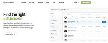 Brandwatch Influencer Marketing Software