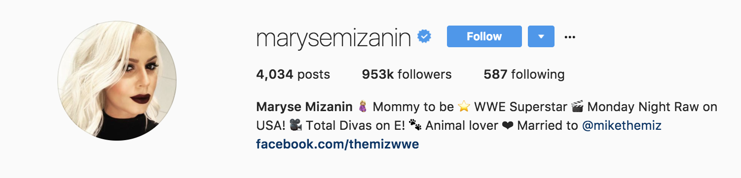 marysemizanin instagram profile