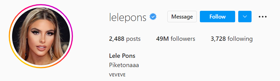 Lele Pons on instagram