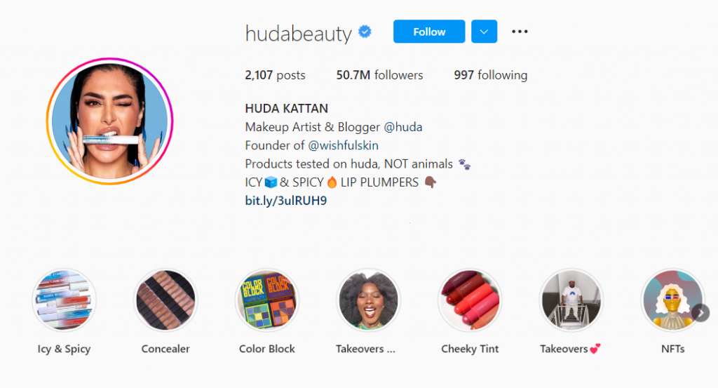HUDA KATTAN (@hudabeauty) • Instagram influencer