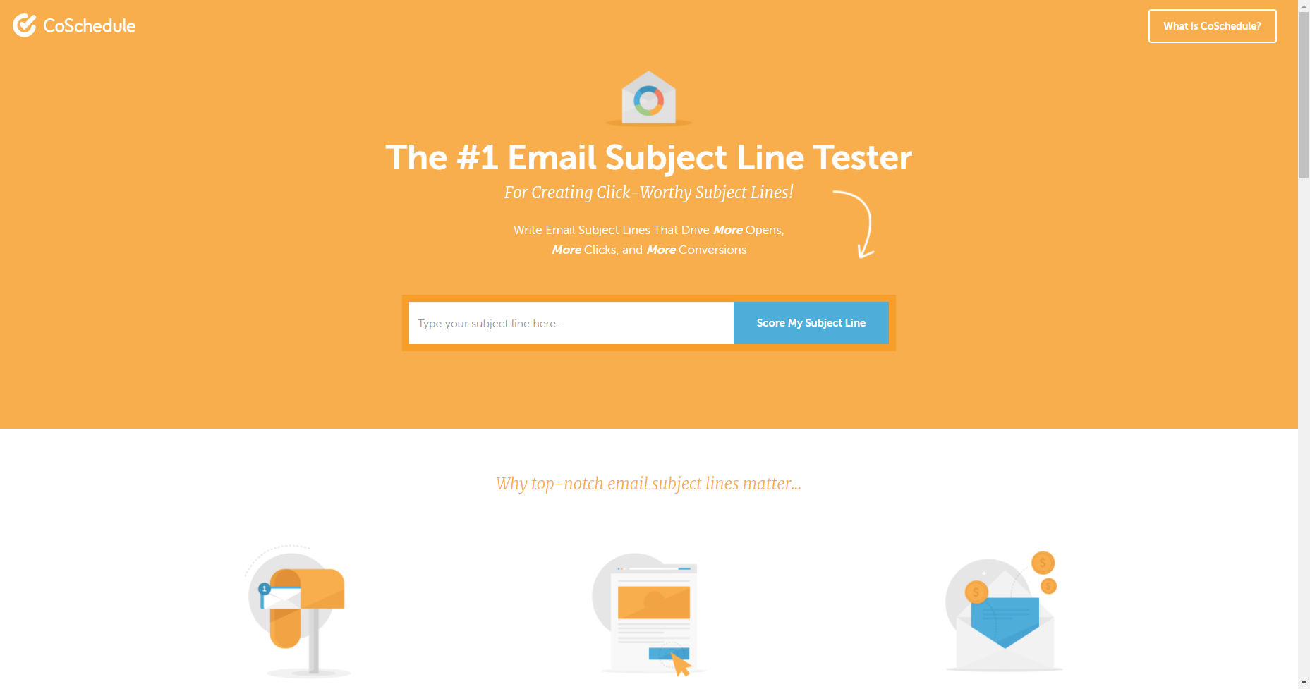CoSchedule Subject Line Tester