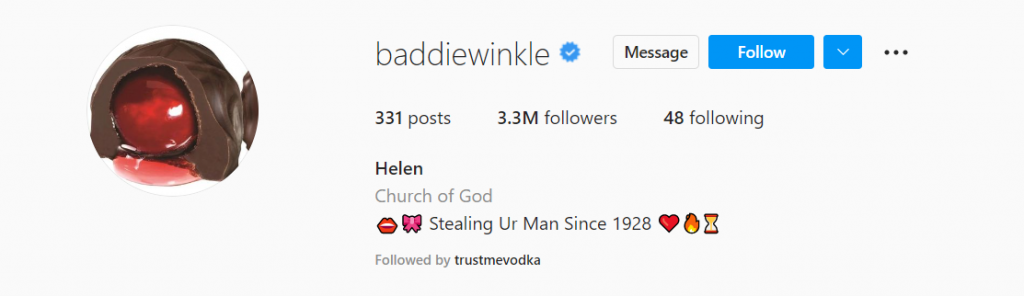 baddiewinkle social media