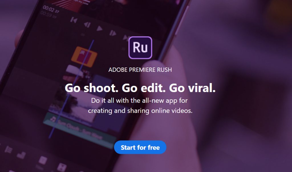adobe premiere rush adobe video software for editing
