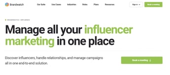 Brandwatch Influencer Marketing Software