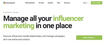 Brandwatch Influencer Marketing Software