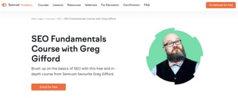 Semrush’s SEO Fundamentals with Greg Gifford