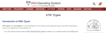 GNU Typist