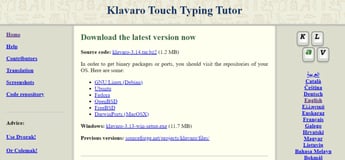 Klavaro Touch Typing Tutor