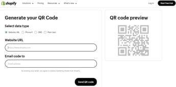 Shopify’s Free QR Code Generator