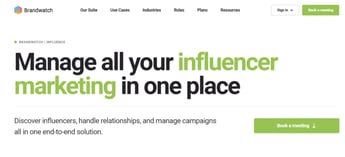 Brandwatch Influencer Marketing Software