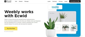 Weebly e-Commerce