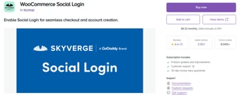 WooCommerce Social Login