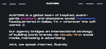 AUSTERE Agency