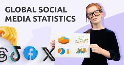 Preview for 167 Global Social Media Statistics for 2025