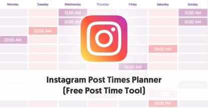 Preview for Instagram Post Planner [Free Instagram Post Time Planning Tool]