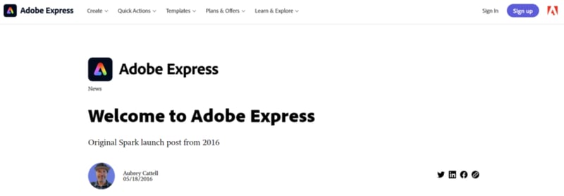 Adobe Express: Graphic Design