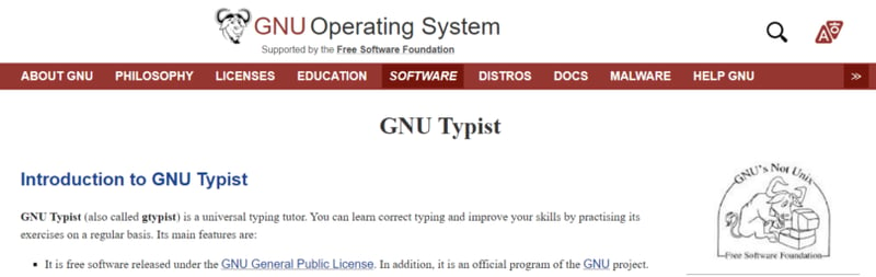 GNU Typist