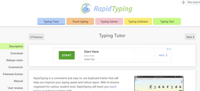 Rapid Typing