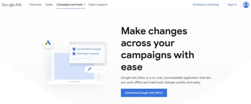 Google Ads Editor