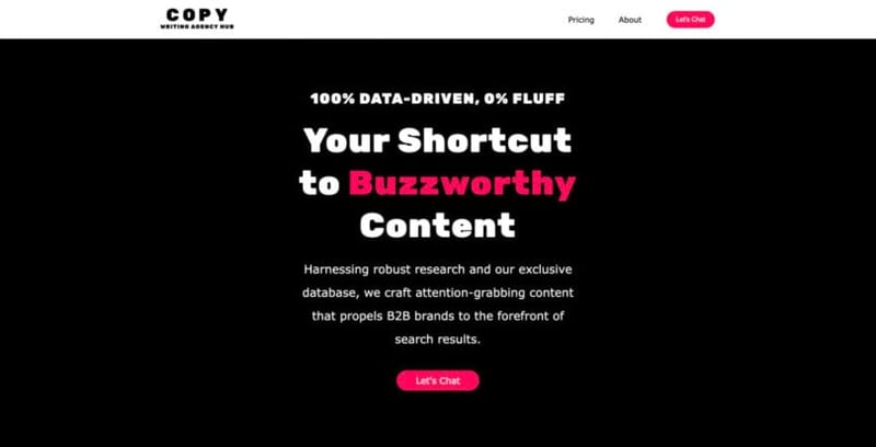 Copywriting Agency Hub