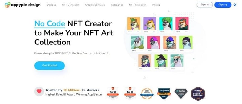 Appy Pie NFT Generator