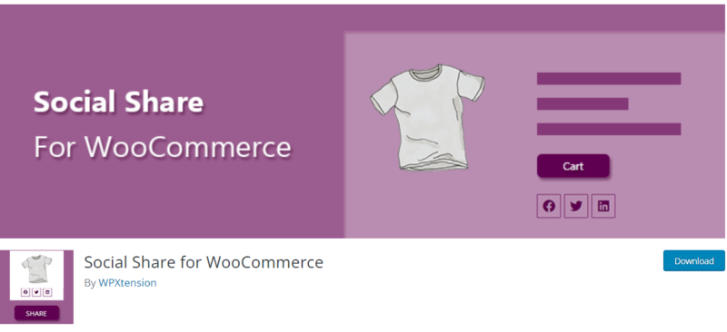 Social Share for WooCommerce