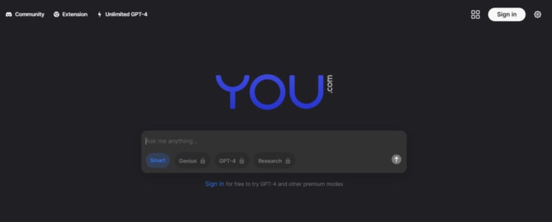 YouChat by You.com