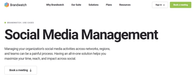 Brandwatch Social Media Management