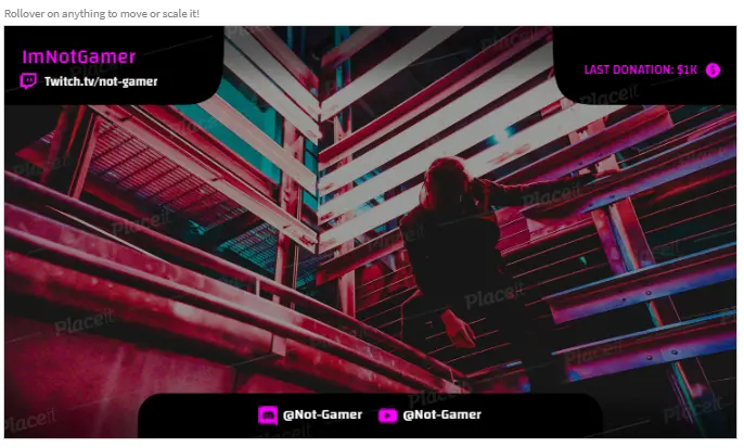 premium twitch overlay template free