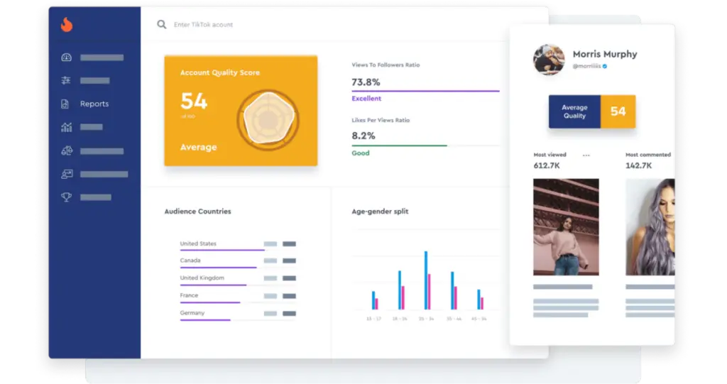 HypeAuditor TikTok account analysis