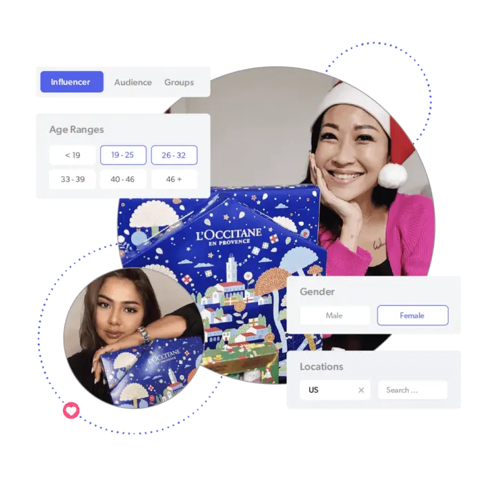 L'Occitane influencer search