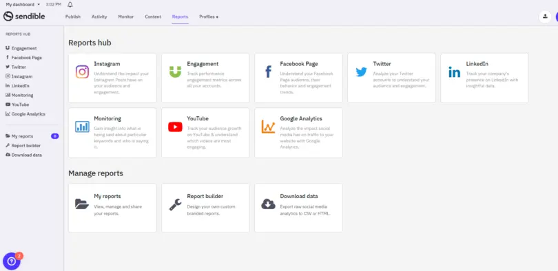 Sendible Social Media Listening Tool