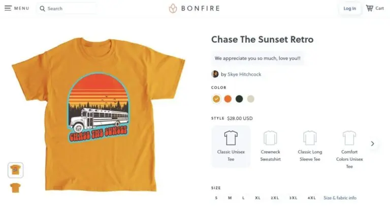 Merch website