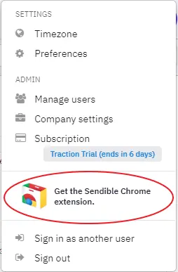 Sendible Chrome Extension