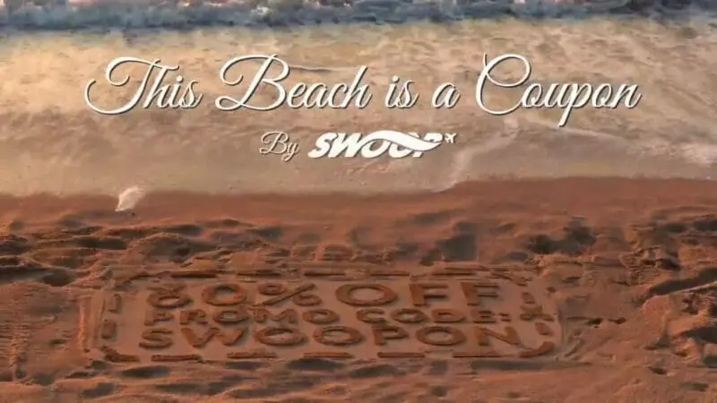 Swoop Beach Coupon Campaign