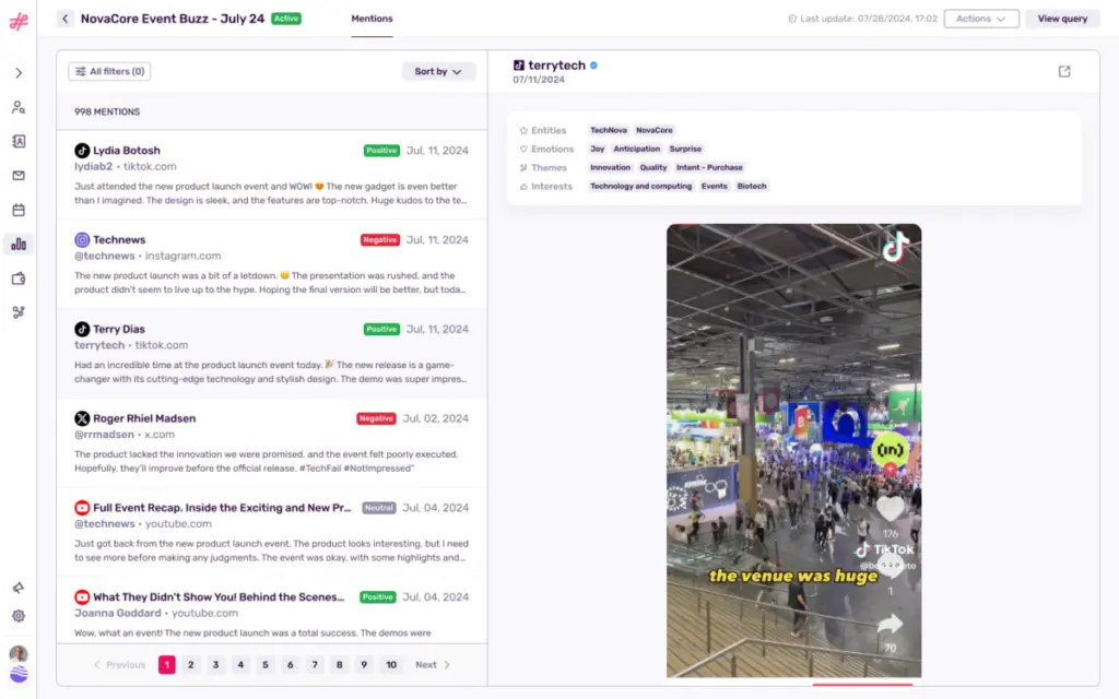 Influencity Monitoring Tool
