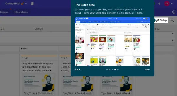 ContentCal content scheduling and management