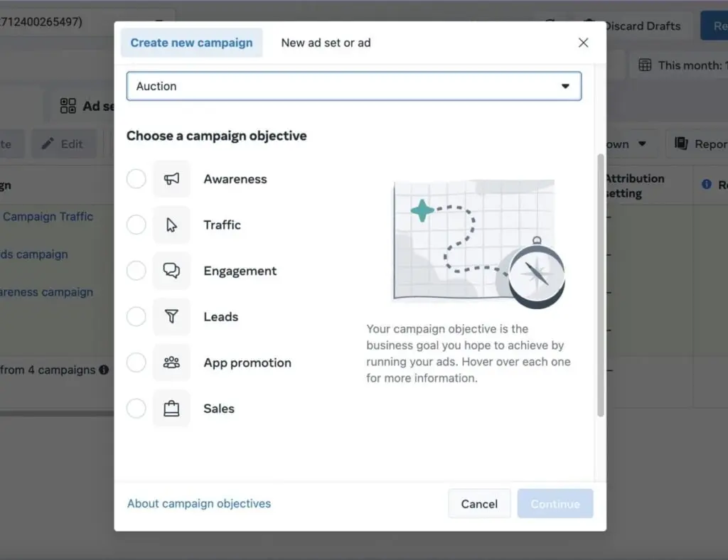 Facebook Campaign Objectives