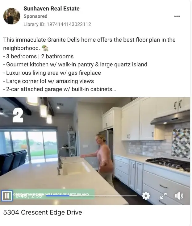 Sunhaven Real Estate Ad