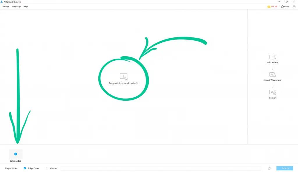 Select video tiktok