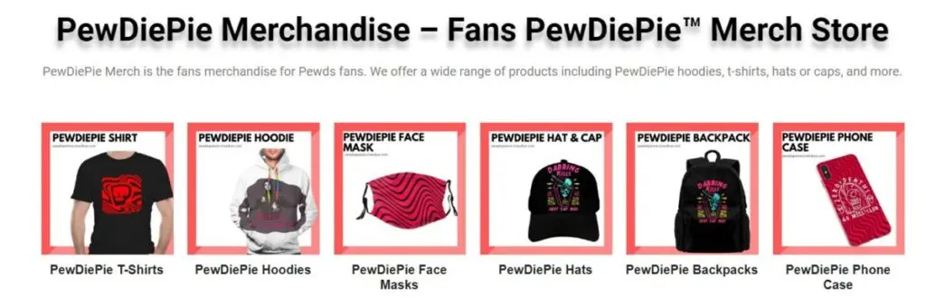 PewDiePie Merch
