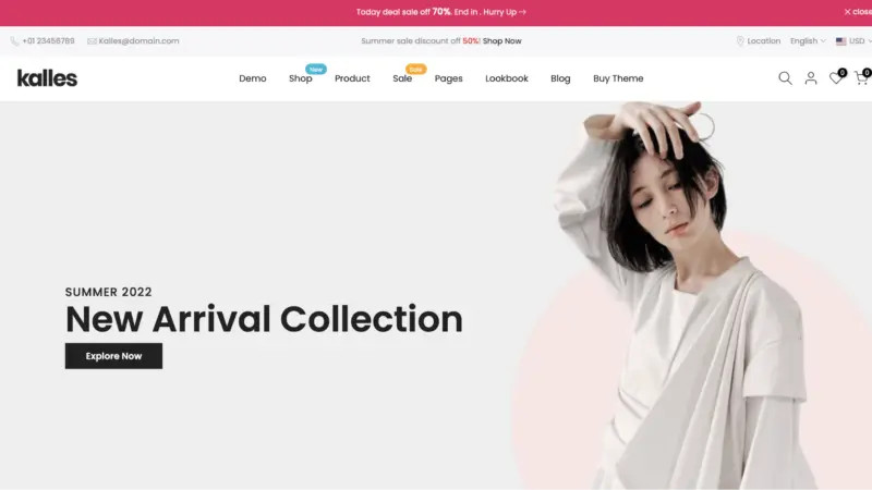 Kalles Shopify theme