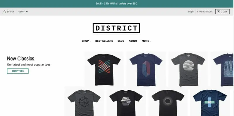 District shopify theme