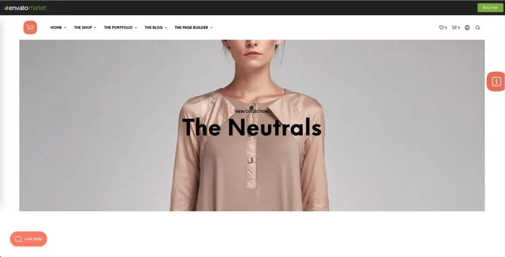 Shopkeeper is a WordPress eCommerce website template