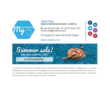 including a call-to-action in your email signature