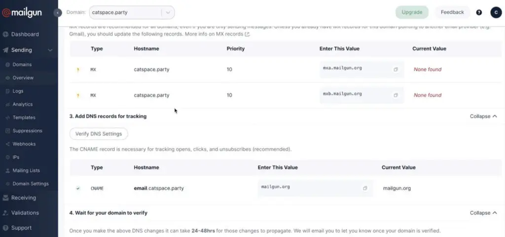 bulk email marketing Mailgun