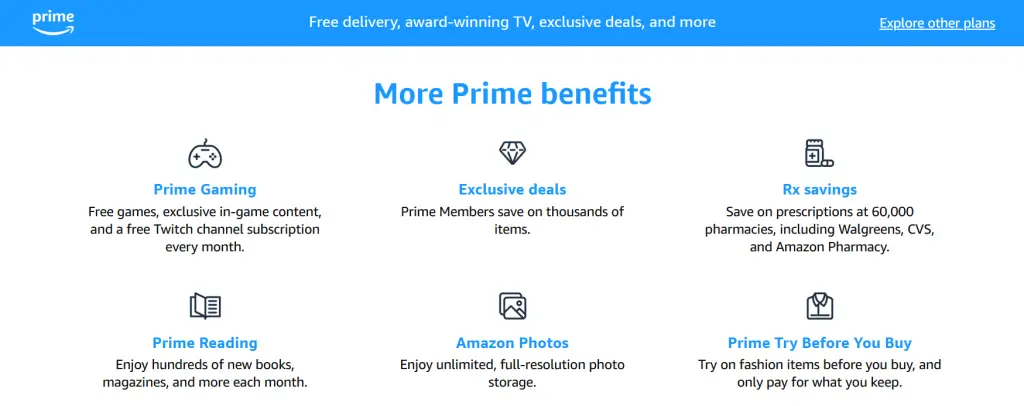 prime benefits