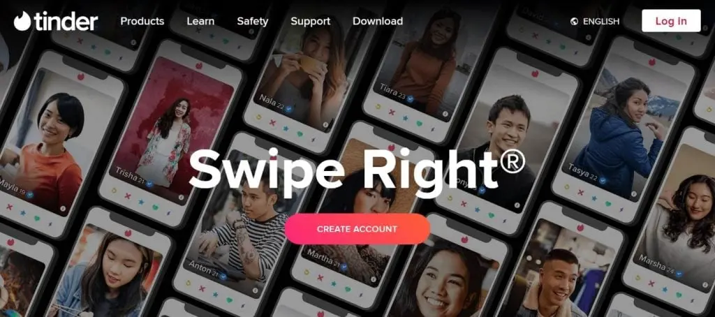 tinder dating app