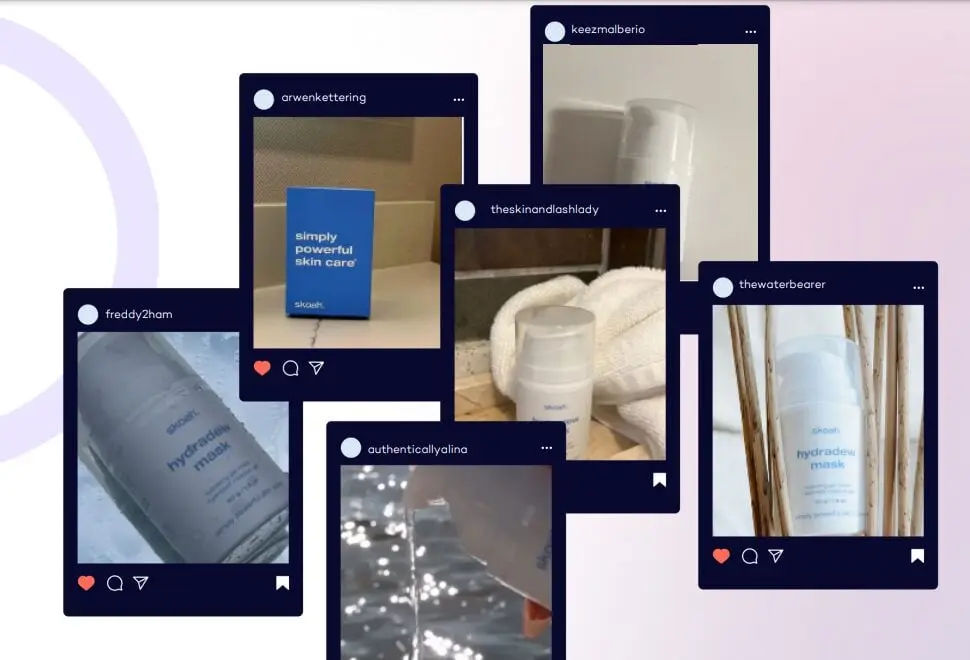 social posts