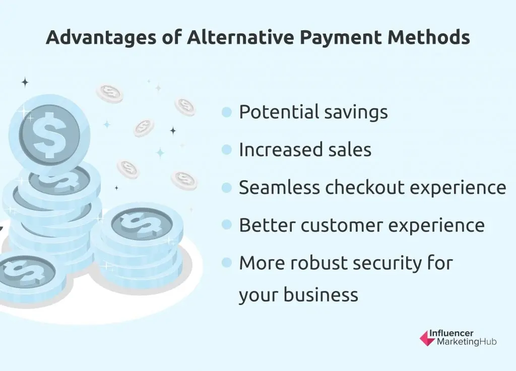 adventages of alternative payment methods